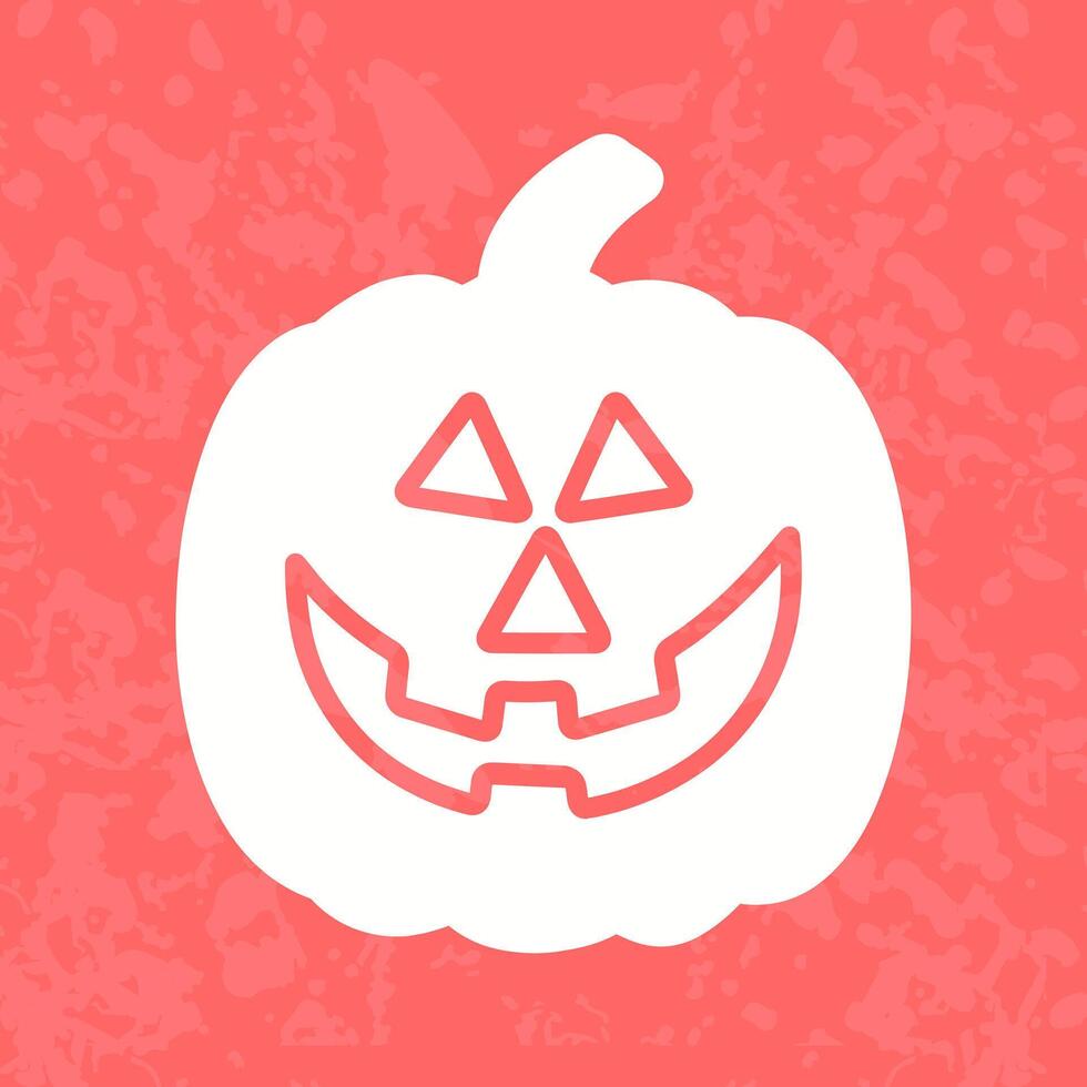 Jack-O-Lantern Icon Design vector