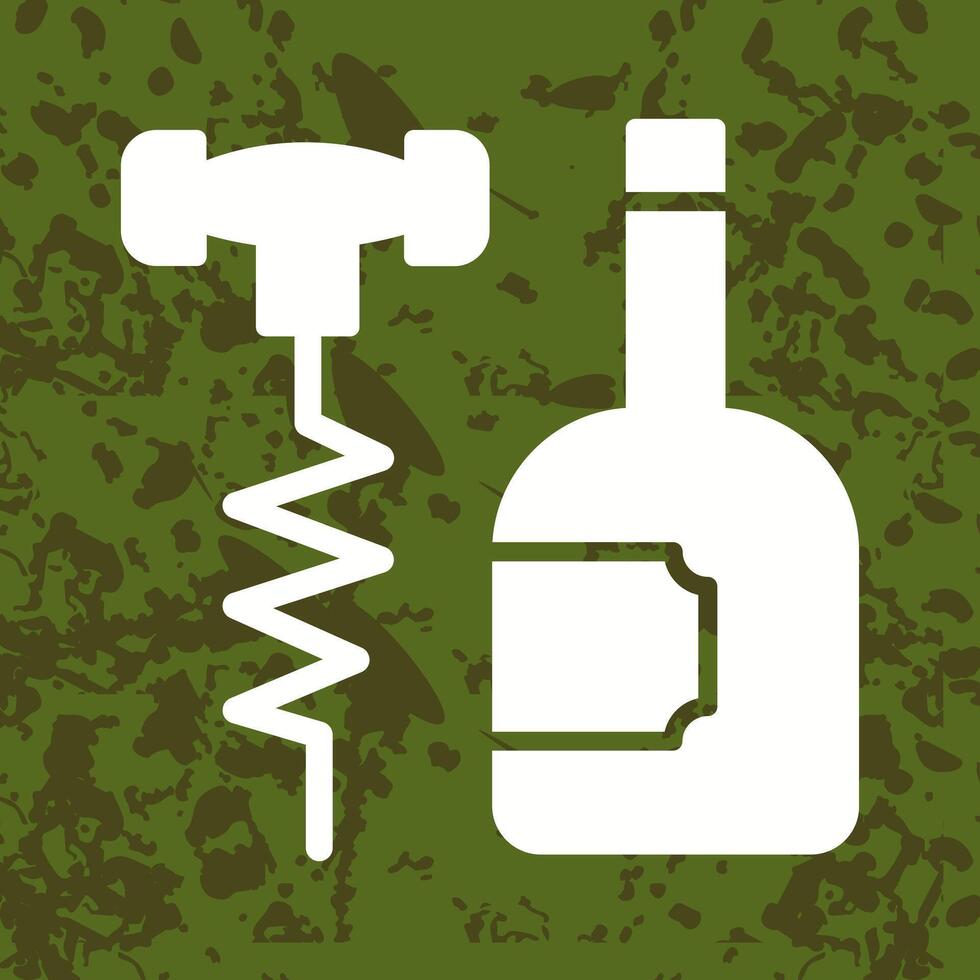Wine Corkscrew Icon Design vector