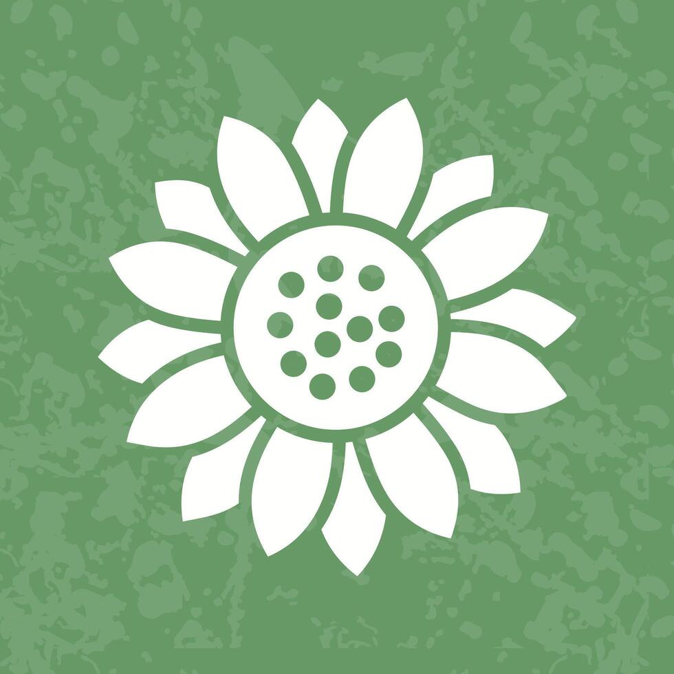 Sunflower Icon Design vector