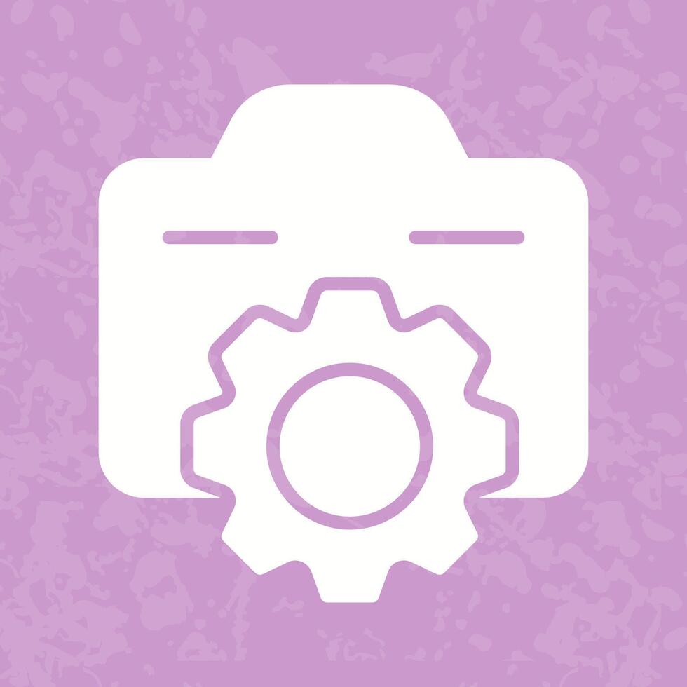 Photo Gear Icon Design vector