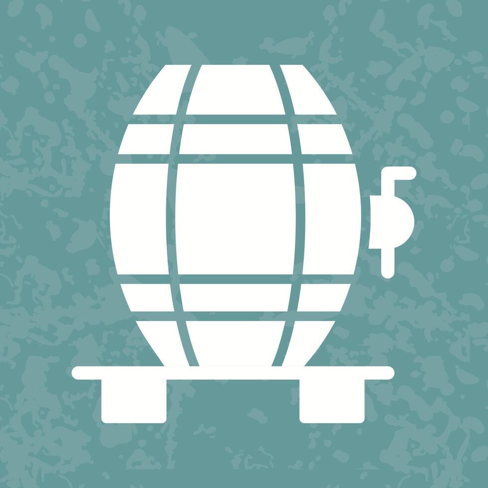 Wine Cask Icon Design vector