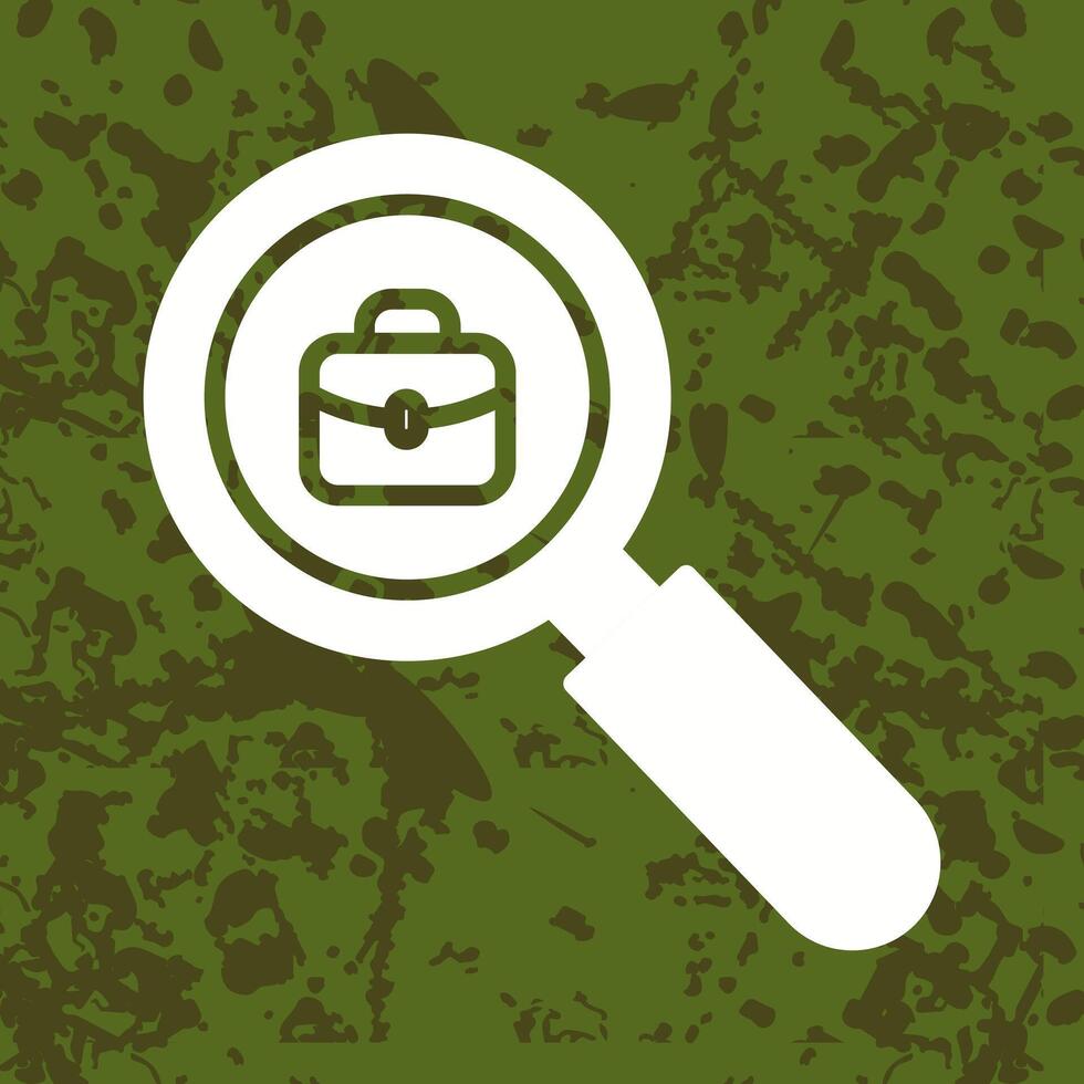 Job Hunting Icon Design vector