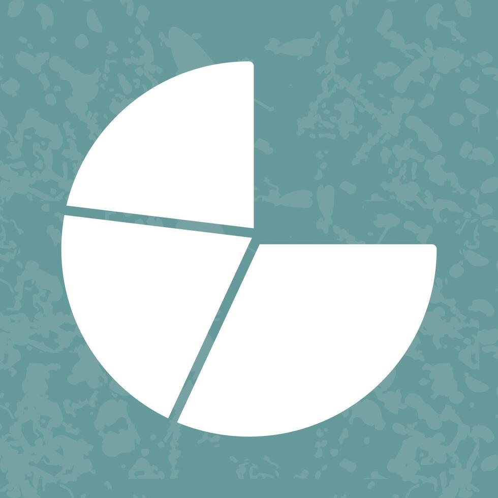 Pie Chart Icon Design vector