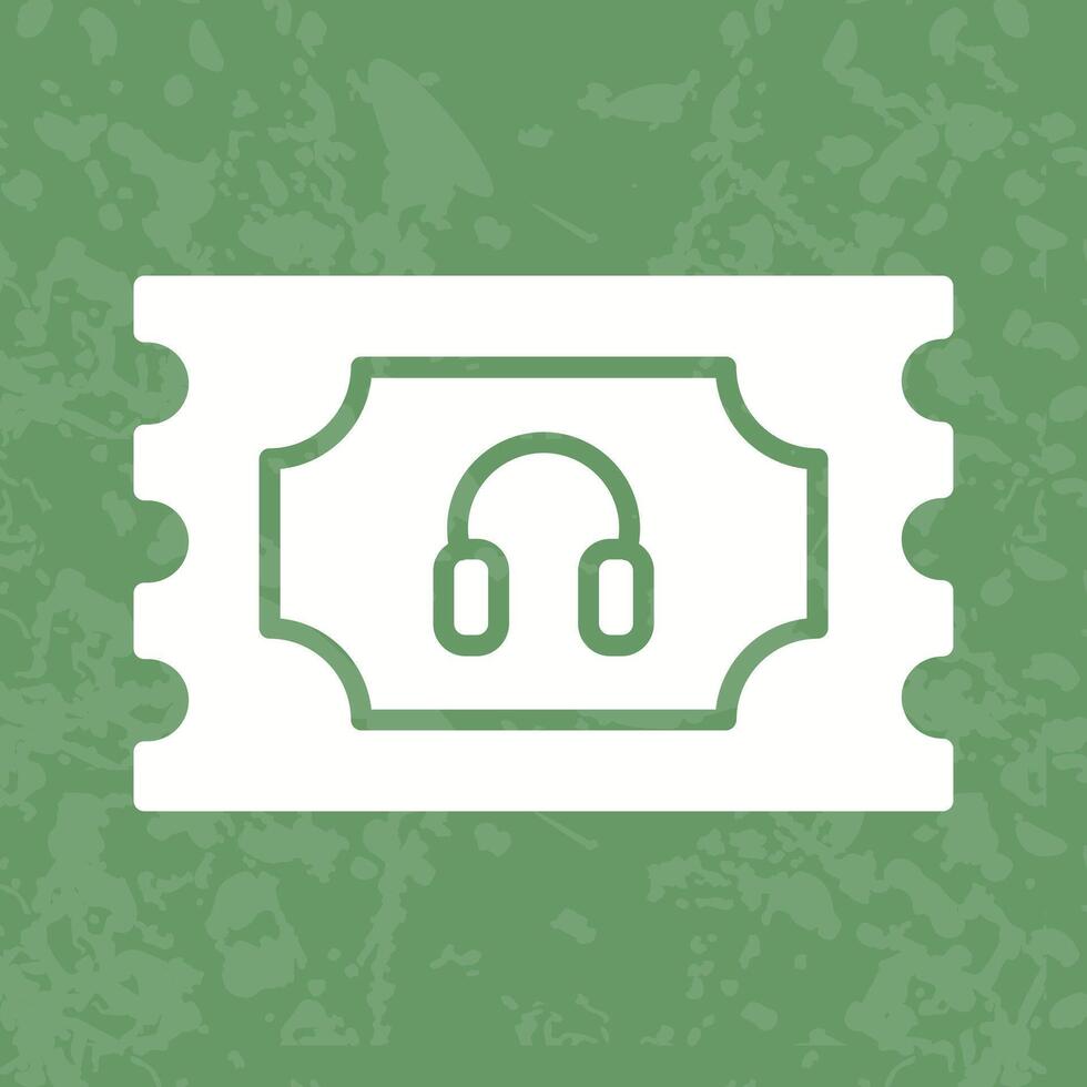 Support Ticket Icon Design vector