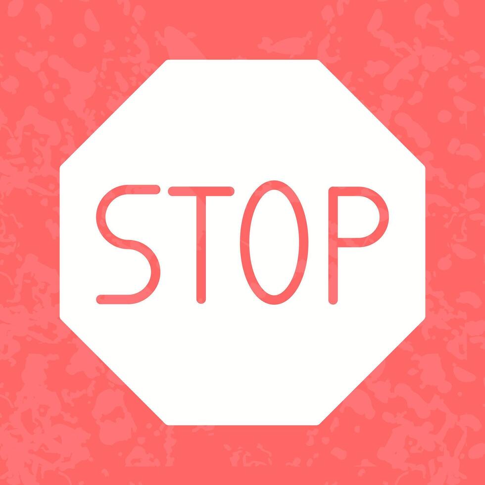 Stop Sign Icon Design vector
