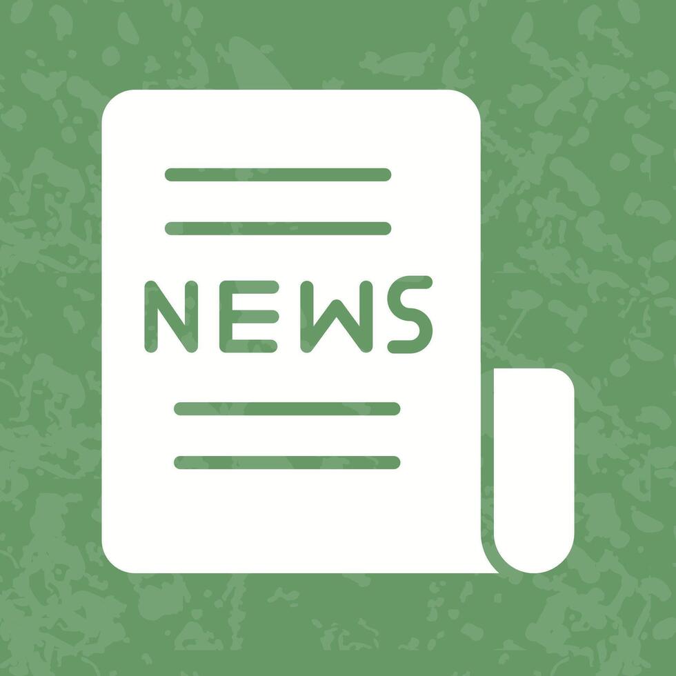 Newspaper Front Page Icon Design vector