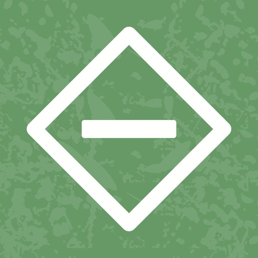 Minus Sign Icon Design vector