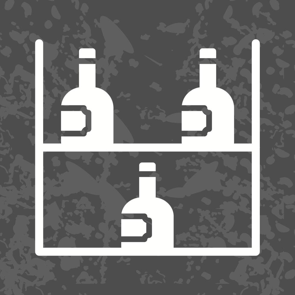 Wine Rack Icon Design vector