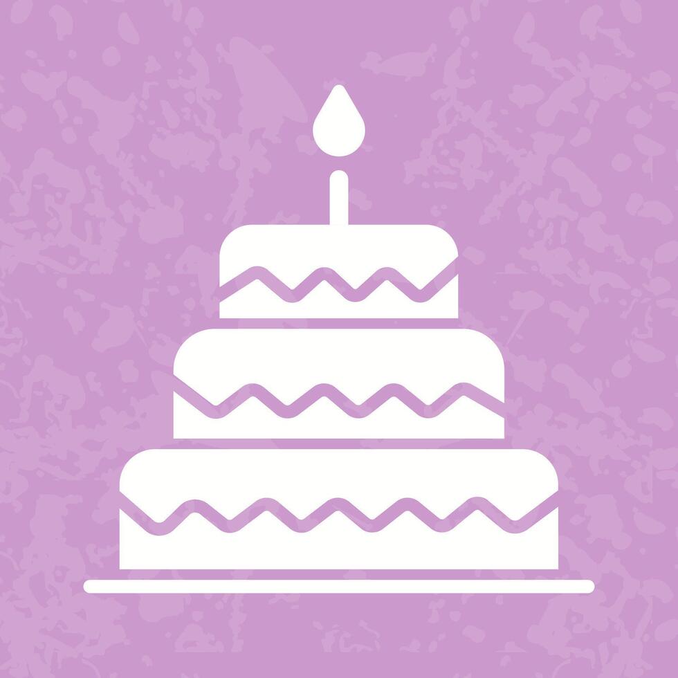 Cake Topper Icon Design vector