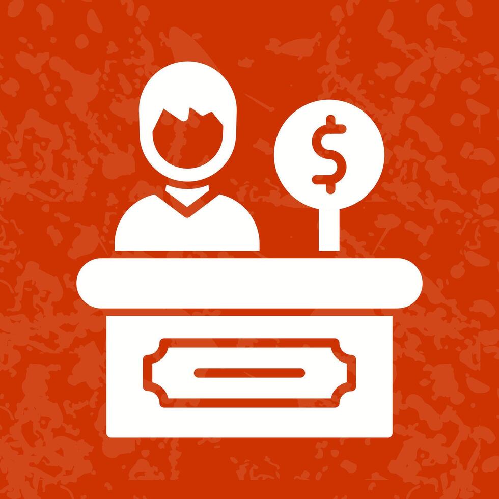 Cashier Icon Design vector