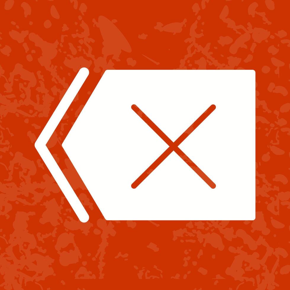 Delete Icon Design vector