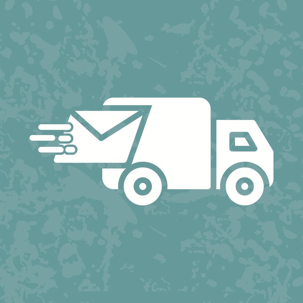 Mail Truck Icon Design vector