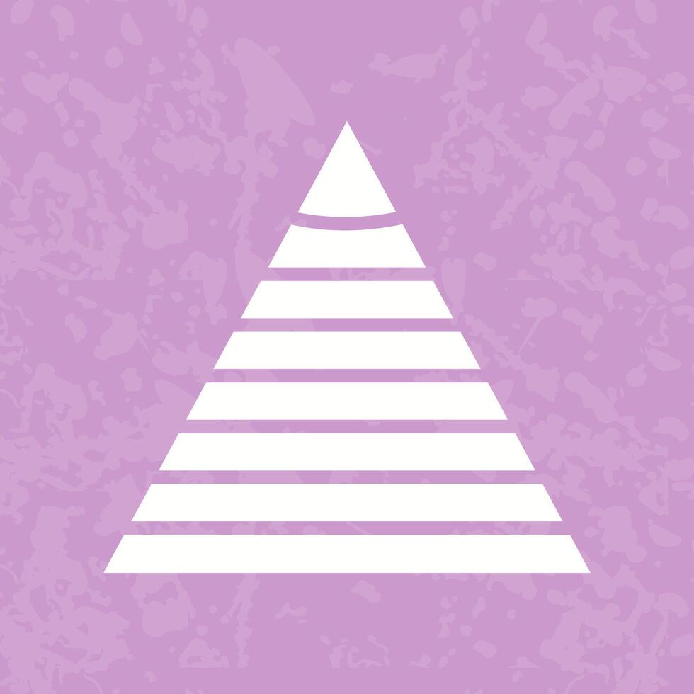 Pyramid Graph Icon Design vector
