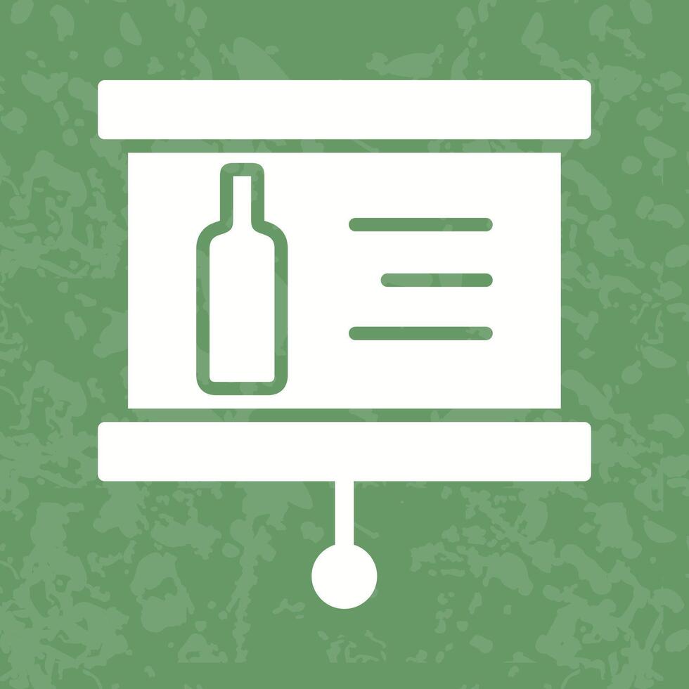 Wine Presentation Icon Design vector