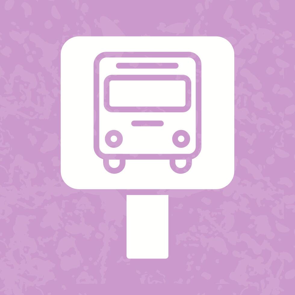 Bus Stop Icon Design vector