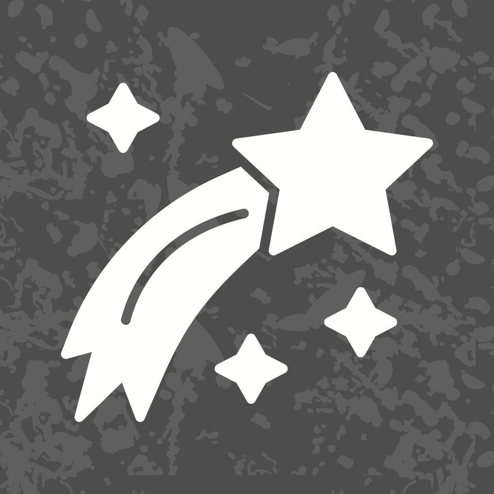 Shooting Star Icon Design vector