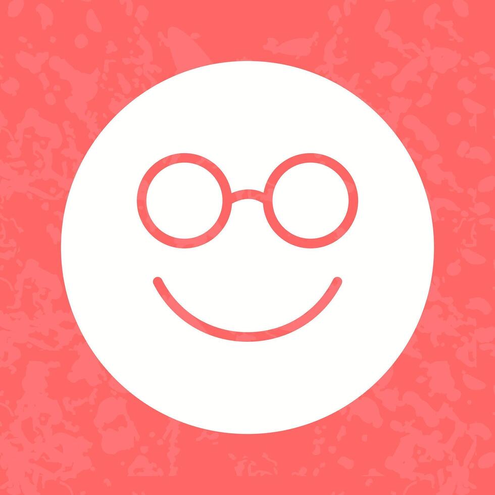 Nerd Face Icon Design vector