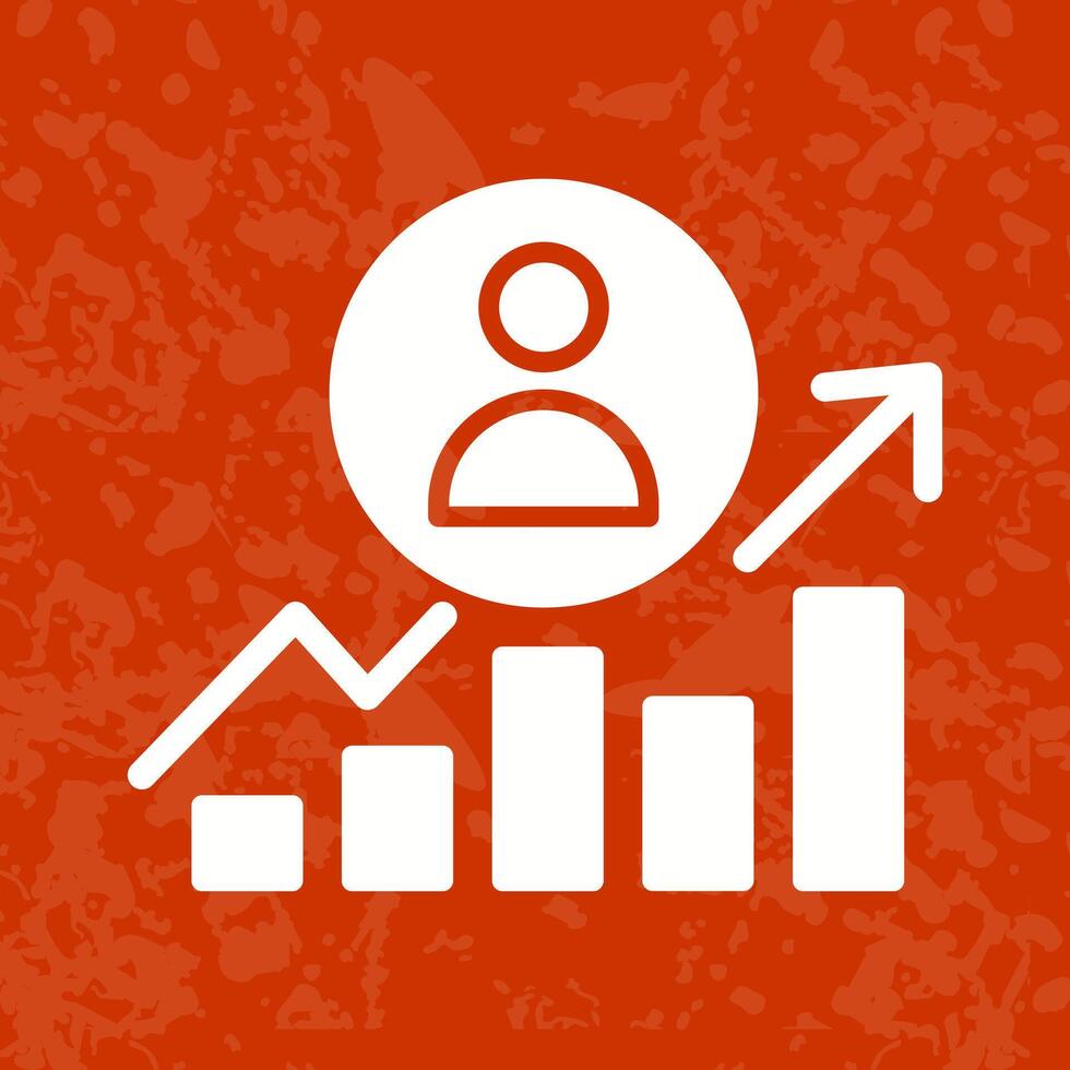 Career Growth Icon Design vector
