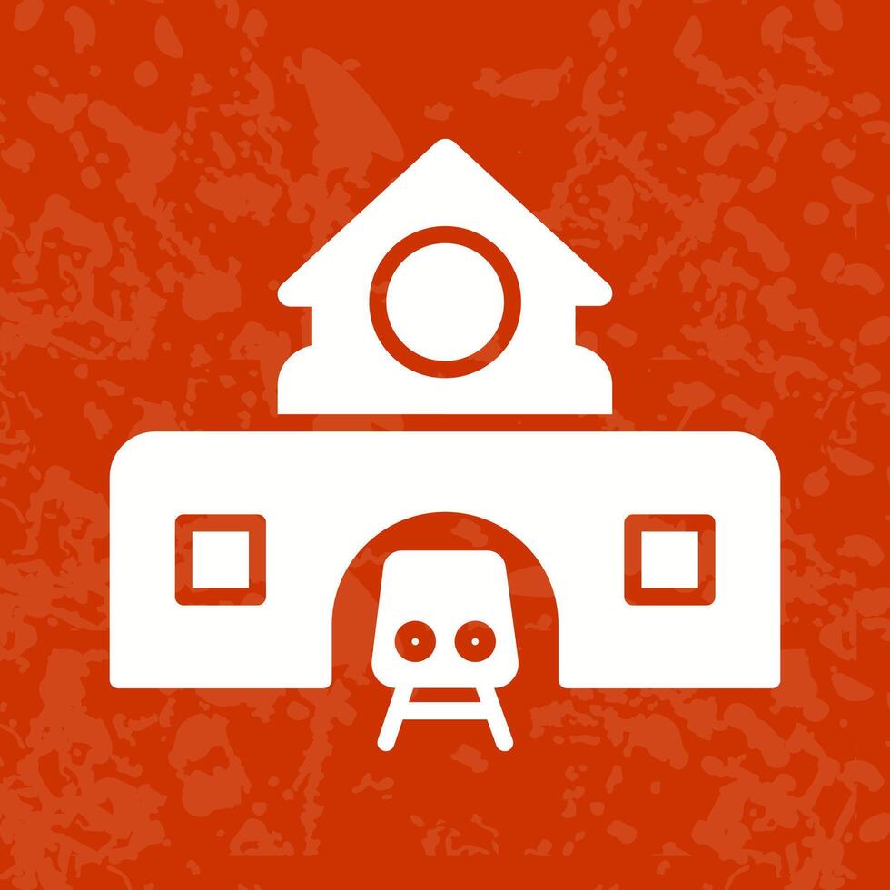 Train Station Icon Design vector