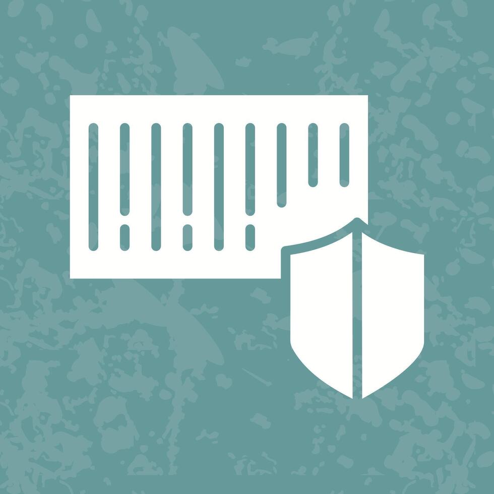 Barcode Security Icon Design vector