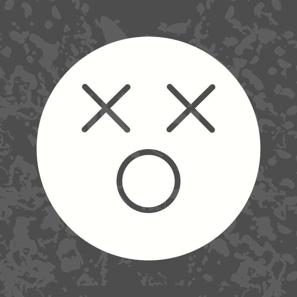 Dizzy Face Icon Design vector