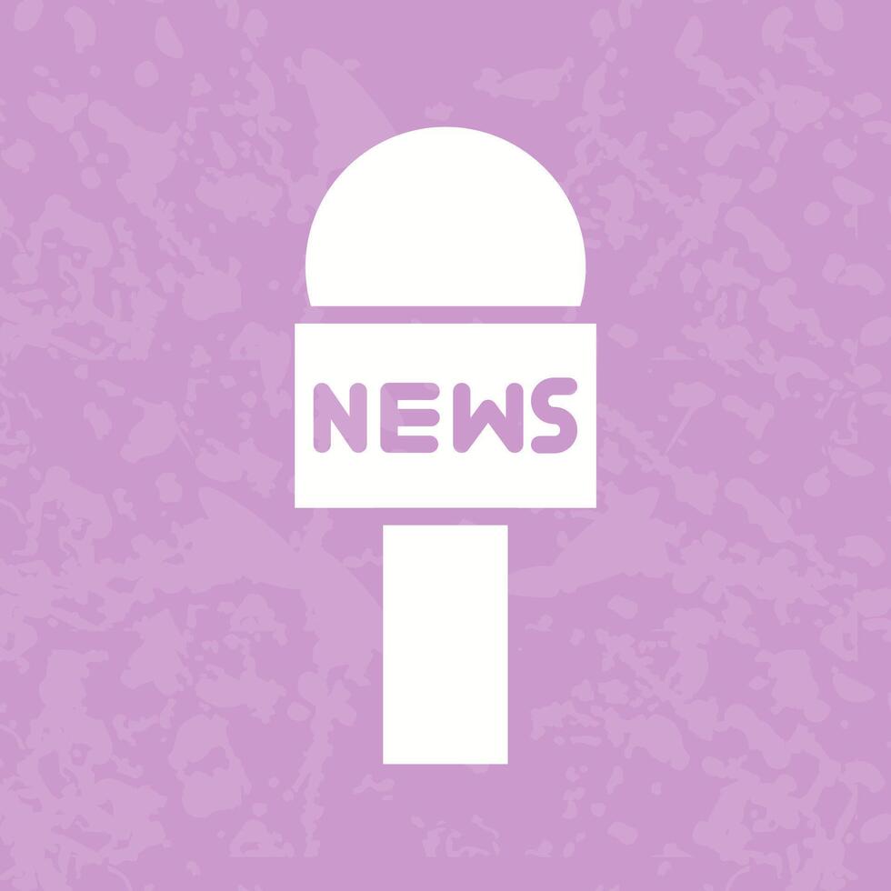 News Microphone Icon Design vector