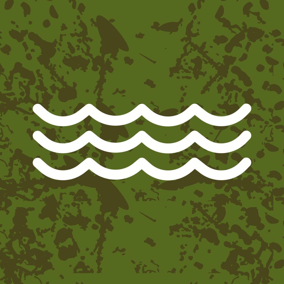 Water Wave Icon Design vector