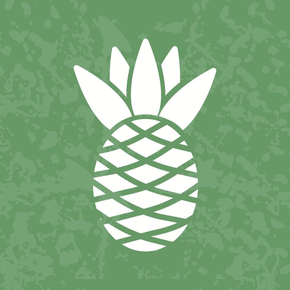 Pineapple Icon Design vector