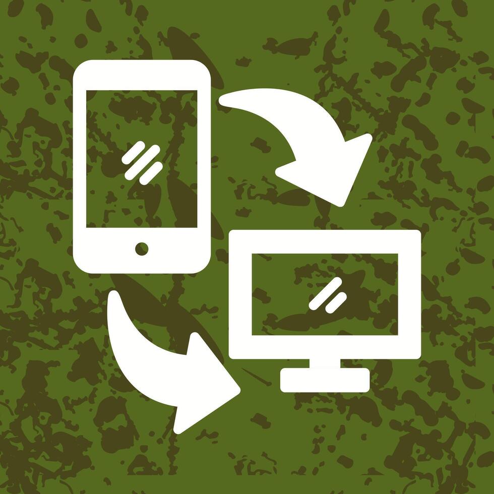 Synchronization Icon Design vector