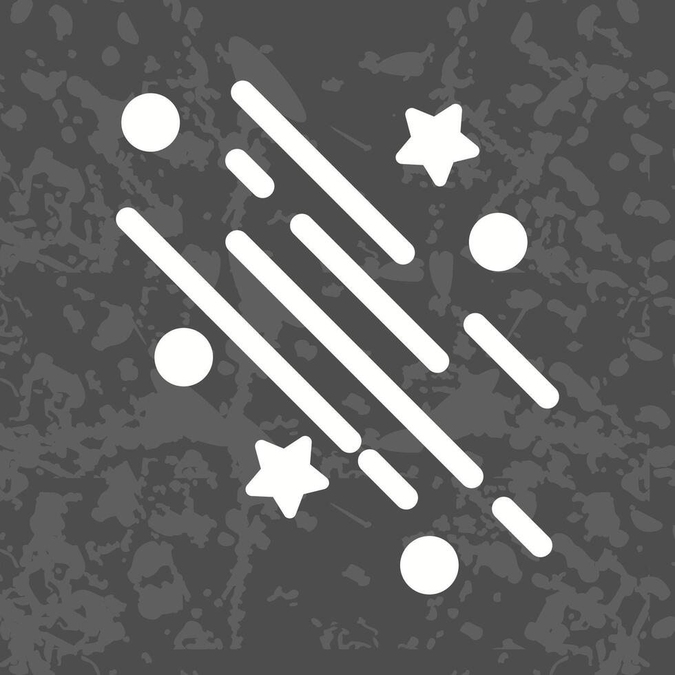 Party Streamers Icon Design vector