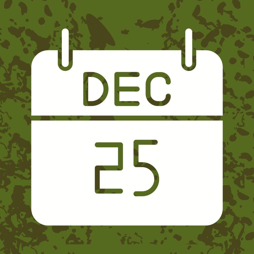 25 December Icon Design vector