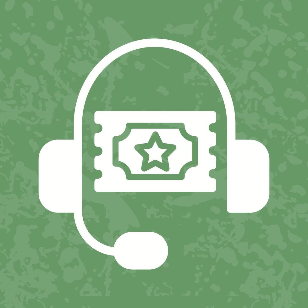 Support Ticket Icon Design vector