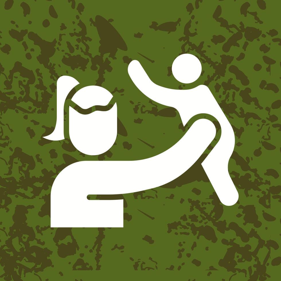 Mother and Son Icon Design vector