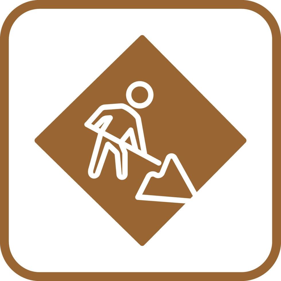 Construction Sign Icon Design vector