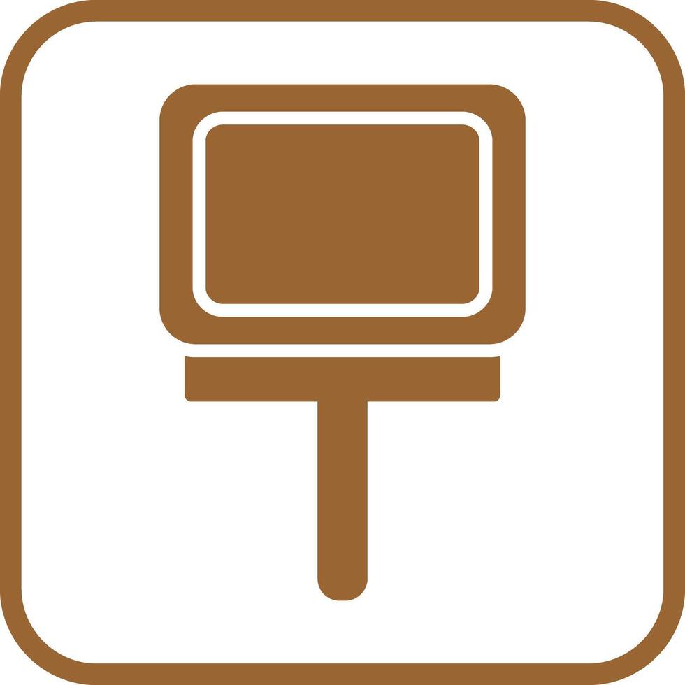 Billboard Icon Design vector