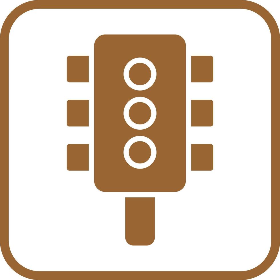 Traffic Light Icon Design vector