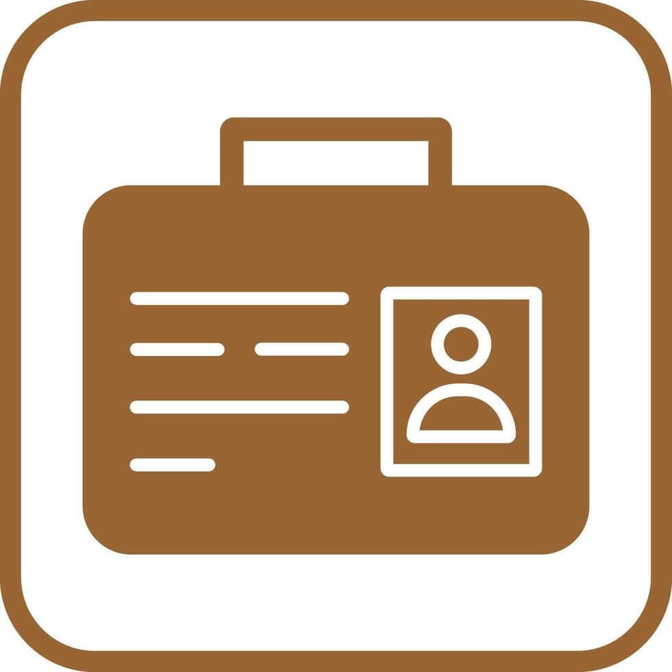 Office Card Icon Design vector