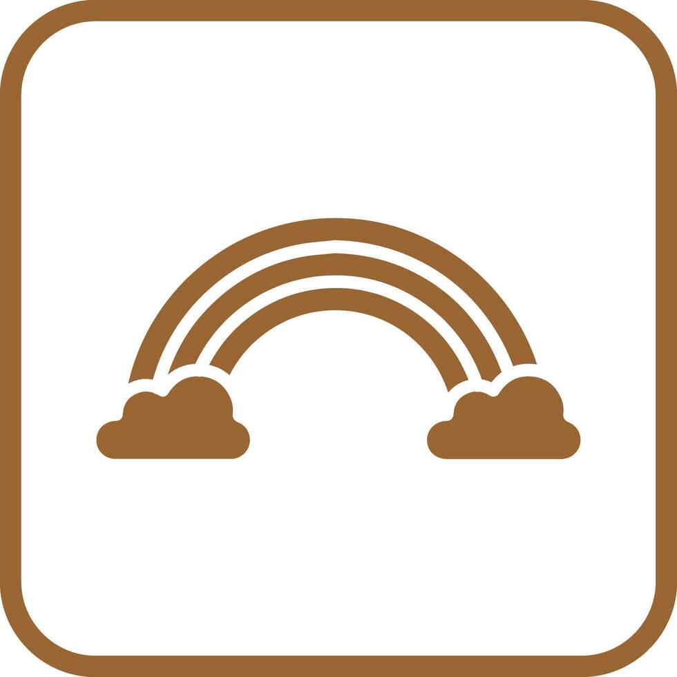 Rainbow Icon Design vector