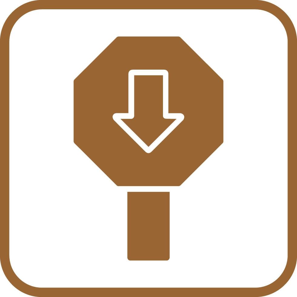 Down Arrow Icon Design vector
