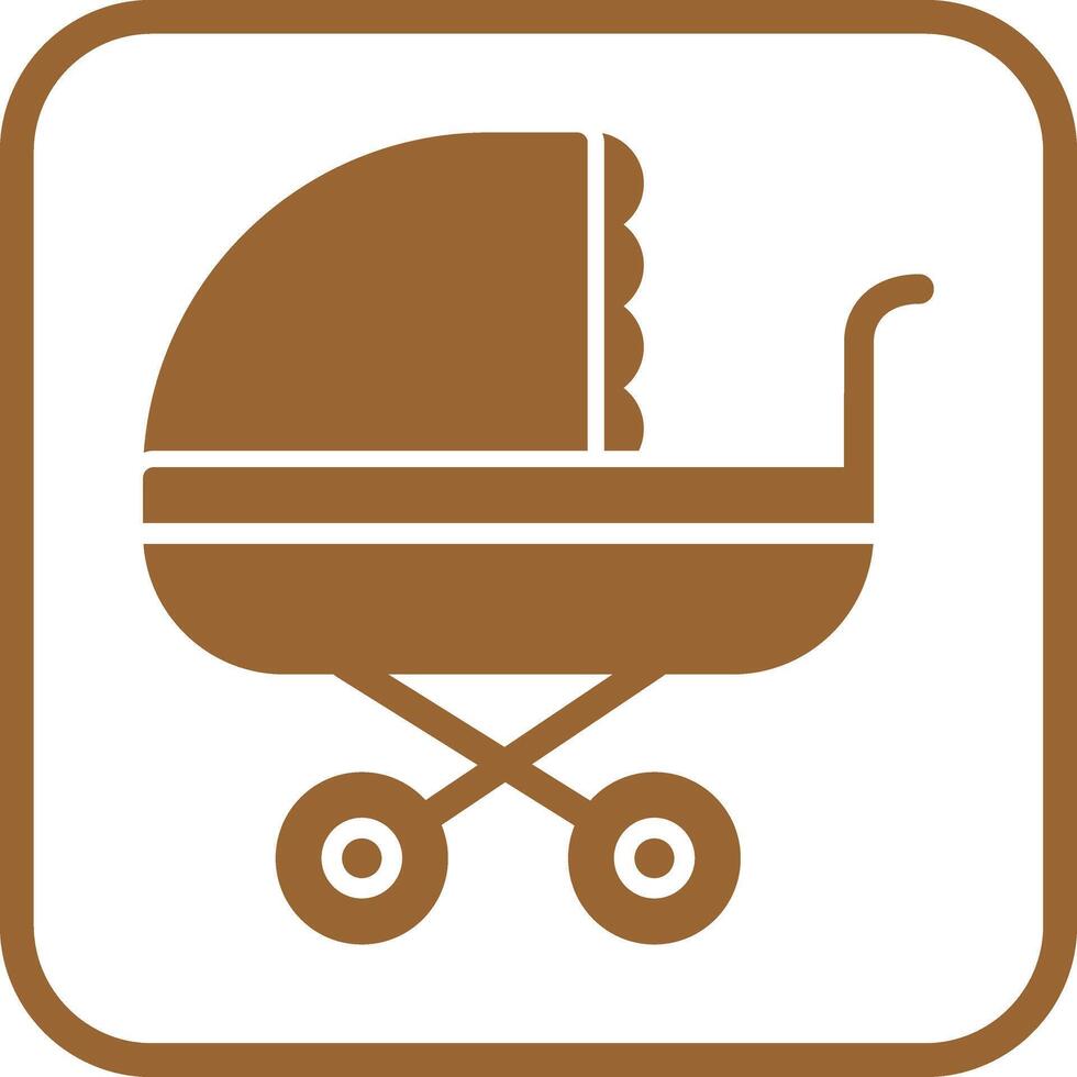 Stroller Time Icon Design vector