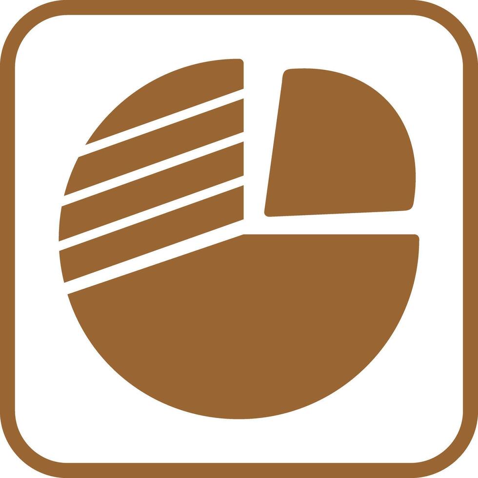 Pie Chart Icon Design vector
