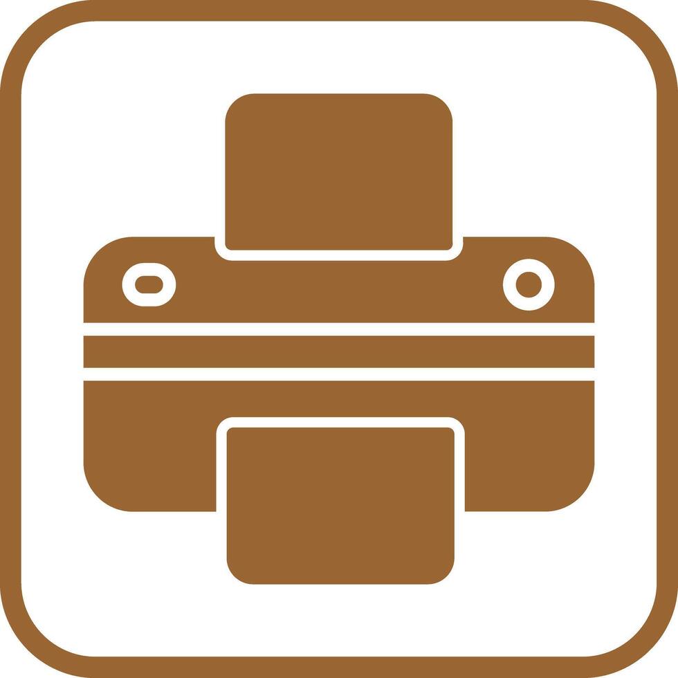 Printer Icon Design vector