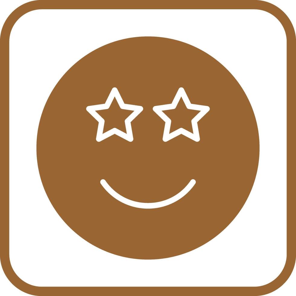Star-Struck Icon Design vector