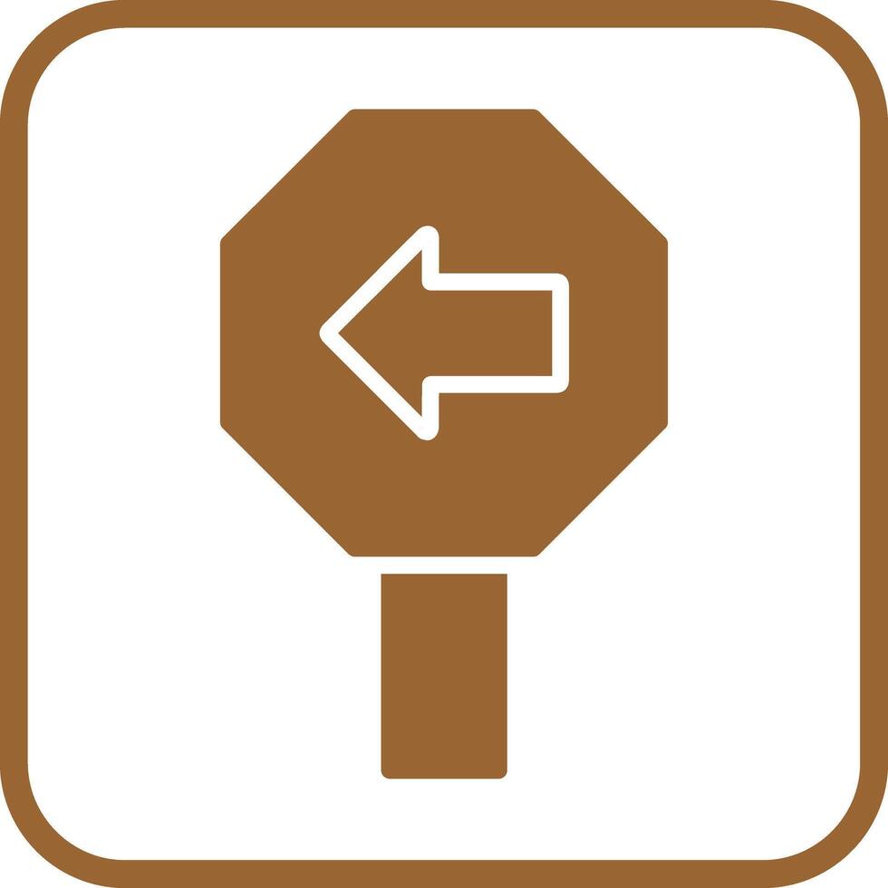 Left Arrow Icon Design vector