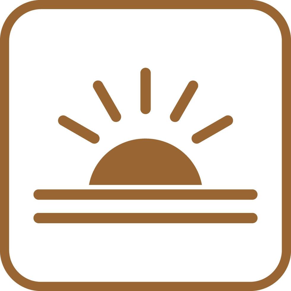 Sunrise Icon Design vector