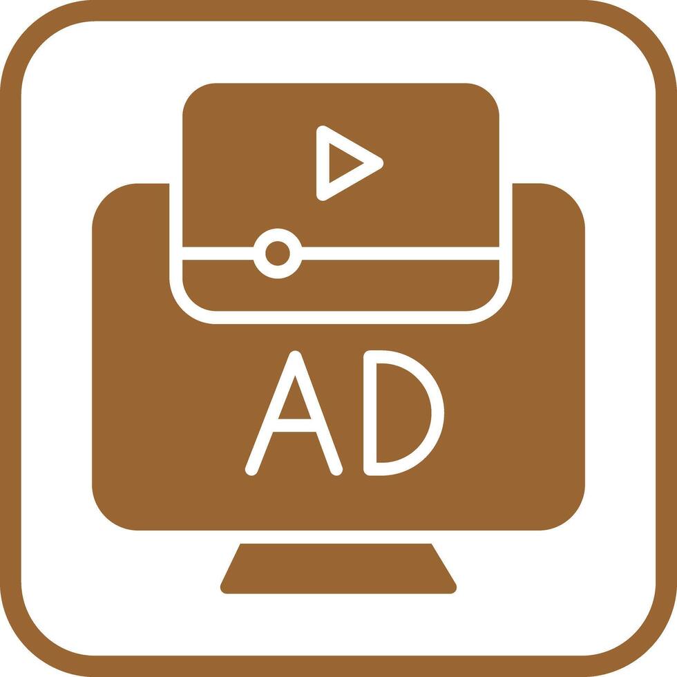 Ad Icon Design vector