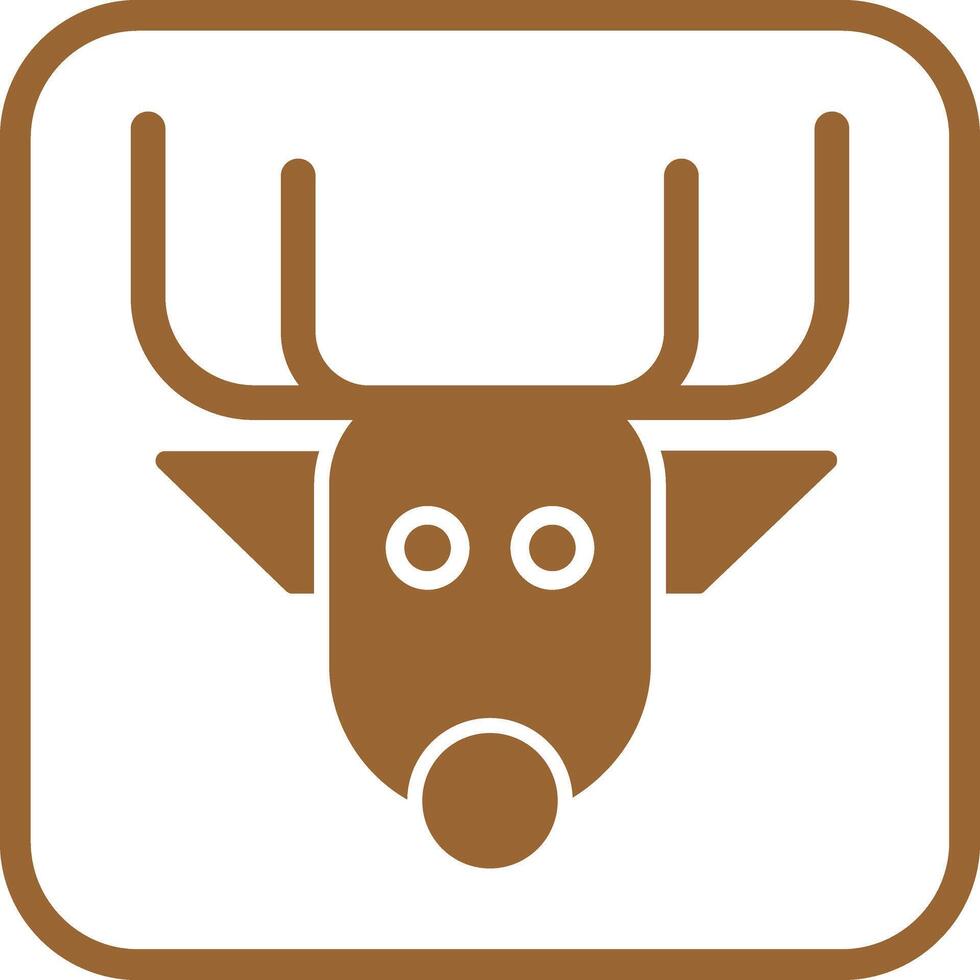 Rudolf Icon Design vector