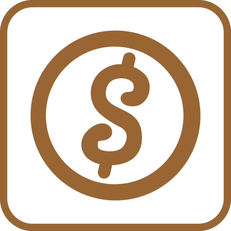 Dollar Icon Design vector