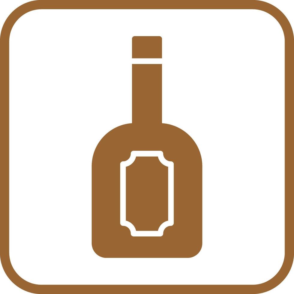 Wine Label Icon Design vector