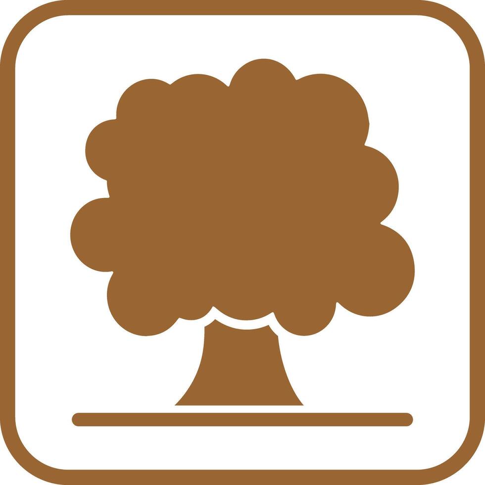 Deciduous Tree Icon Design vector